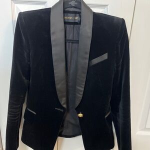Balmain H&M velvet blazer
